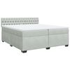 vidaXL &Kappa;&rho;&epsilon;&beta;ά&tau;&iota; Boxspring &mu;&epsilon; &Sigma;&tau;&rho;ώ&mu;&alpha; &Alpha;&nu;&omicron;&iota;&chi;&tau;ό &Gamma;&kappa;&rho;&iota; 200x200 &epsilon;&kappa;. &Beta;&epsilon;&lambda;&omicron;ύ&delta;&iota;&nu;&omicron;
