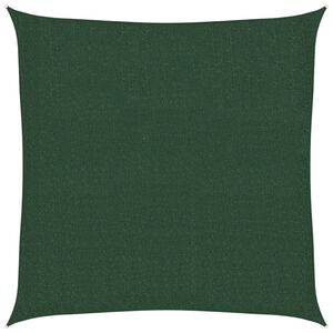 vidaXL Πανί Σκίασης Σκούρο Πράσινο 2,5 x 2,5 μ. από HDPE 160 γρ./μ²