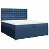 vidaXL &Kappa;&rho;&epsilon;&beta;ά&tau;&iota; Boxspring &mu;&epsilon; &Sigma;&tau;&rho;ώ&mu;&alpha; &Mu;&pi;&lambda;&epsilon; 200x200 &epsilon;&kappa;. &Upsilon;&phi;&alpha;&sigma;&mu;ά&tau;&iota;&nu;&omicron;
