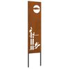 vidaXL Οθόνη Ιδιωτικότητας Κήπου Σκ rusty 32 χ 140 εκ