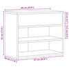 vidaXL Παπουτσοθήκη Γκρι Σκυροδέματος 60 x 30 x 45 εκ. από Επεξ. Ξύλο