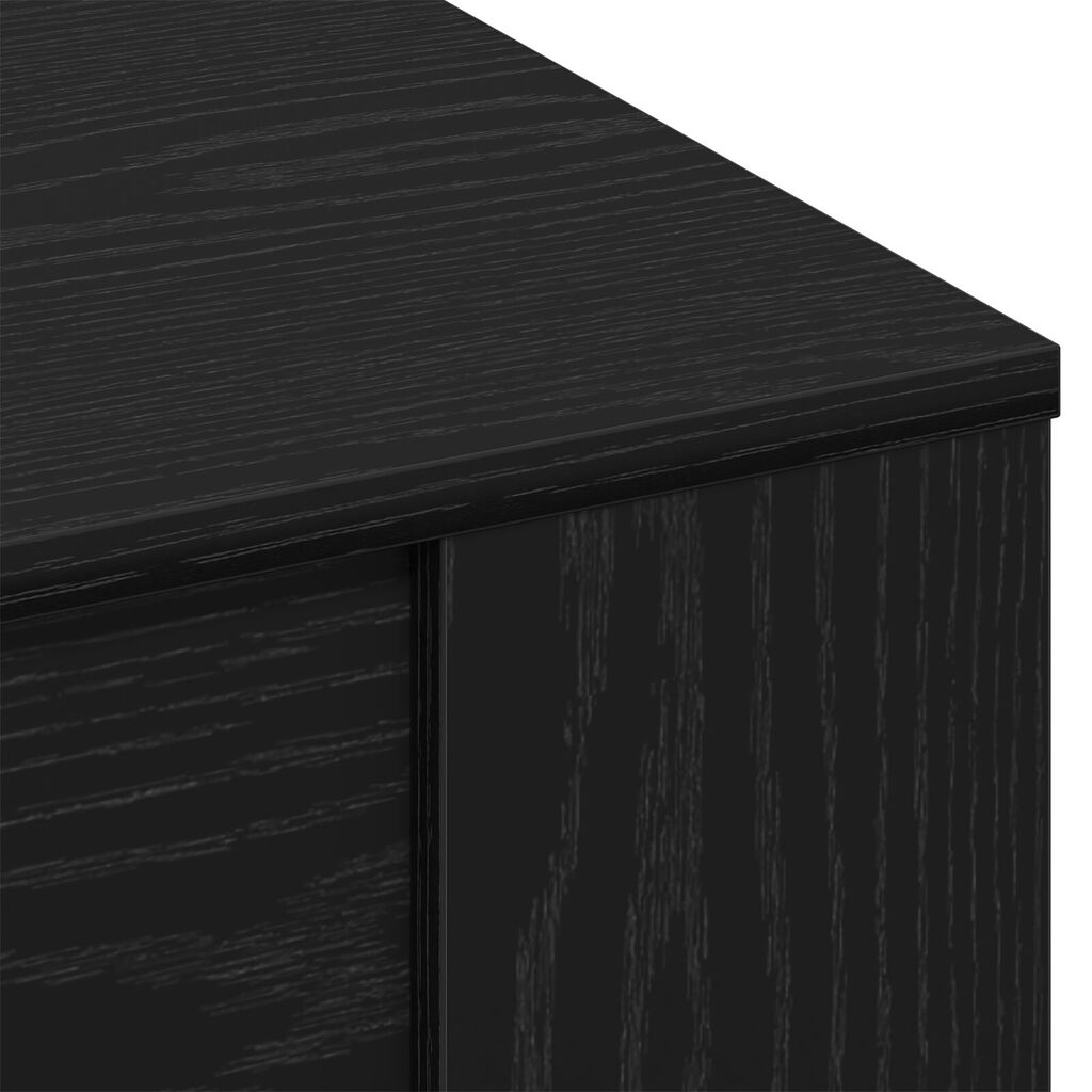 vidaXL Μαύρο Τραπέζι του Καφέ 55.5x55x45 εκ Φτιαγμένο από Επεξεργασμένο Ξύλο