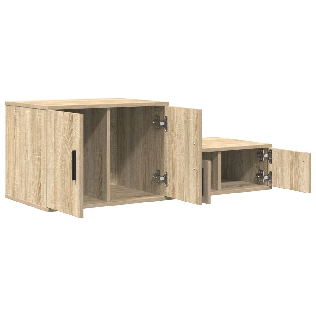 vidaXL Ντουλάπα Αποθήκευσης Σονομά Οξιά 103x41x40 εκ. Ξύλινη Κατασκευή
