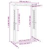vidaXL Πέργκολα Είσοδος - Αψίδα 150 x 60 x 204 εκ. Εμποτισμένο Ξύλο