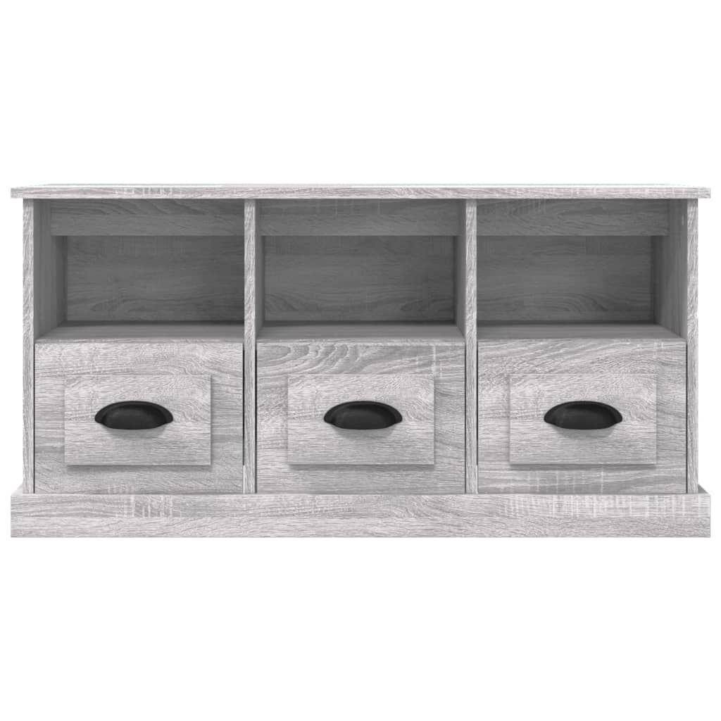 vidaXL Έπιπλο Τηλεόρασης Γκρι Sonoma 100x35x50 εκ. Επεξεργασμένο Ξύλο