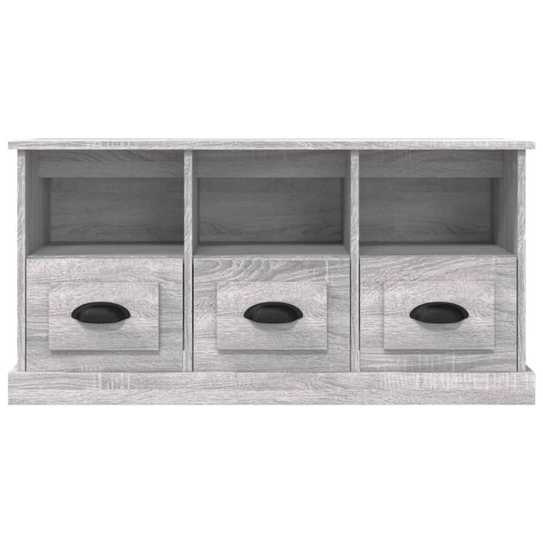 vidaXL Έπιπλο Τηλεόρασης Γκρι Sonoma 100x35x50 εκ. Επεξεργασμένο Ξύλο