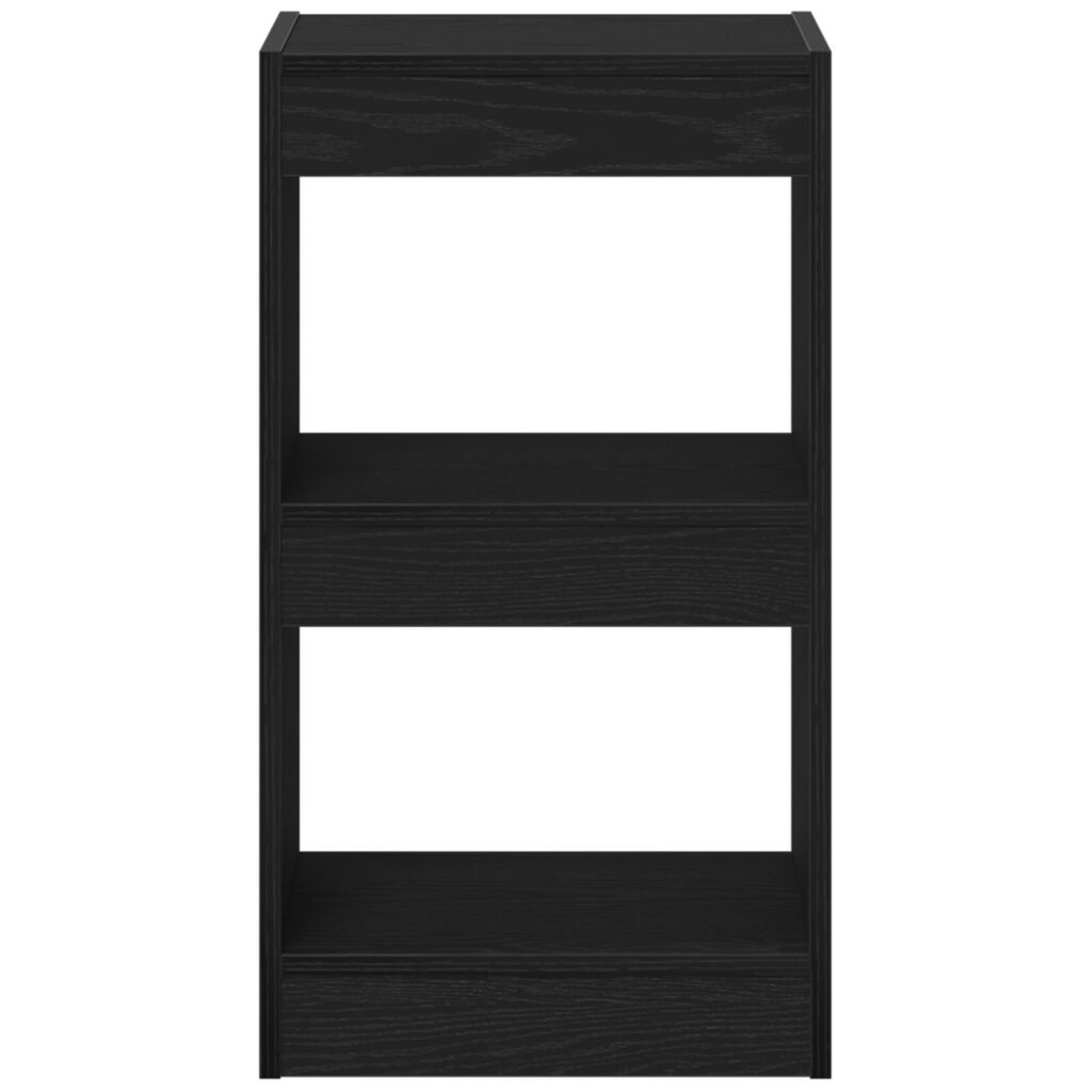 VidaXL Βιβλιοθήκη/Διαίρεση Χώρου Μαύρο Δρυς 40x30x71,5 εκ