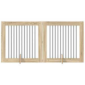 vidaXL &Pi;ύ&lambda;&eta; &Sigma;&kappa;ύ&lambda;&omicron;&upsilon; &mu;&epsilon; &Sigma;&tau;&eta;&rho;ί&gamma;&mu;&alpha;&tau;&alpha; 2 pcs Sonoma &Delta;&rho;&upsilon;&sigmaf; 100 x 100 cm