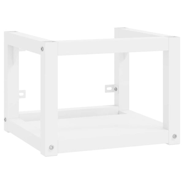 vidaXL Έπιπλο Μπάνιου Επιτοίχιο Λευκό 40 x 38 x 31 εκ. Σιδερένιο