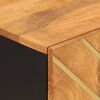 vidaXL Βοηθητικό Έπιπλο Καφέ/Μαύρο 40x33,5x75 εκ. Μασίφ Ξύλο Μάνγκο