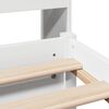 vidaXL Κρεβάτι Βιβλιοθήκη Χωρίς Στρώμα 180x200 εκ Μασίφ Ξύλο Πεύκου