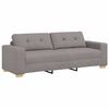 vidaXL Σετ Καναπέ με μαξιλάρι 2 pcs Taupe 221 x 78 x 80 εκ Ύφασμα