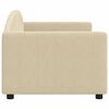 vidaXL Καναπές Κρεβάτι Κρεμ 80 x 200 εκ. Υφασμάτινος