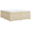 vidaXL &Kappa;&rho;&epsilon;&beta;ά&tau;&iota; Boxspring &mu;&epsilon; &Sigma;&tau;&rho;ώ&mu;&alpha; &Kappa;&rho;&epsilon;&mu; 200x200 &epsilon;&kappa;. &Upsilon;&phi;&alpha;&sigma;&mu;ά&tau;&iota;&nu;&omicron;