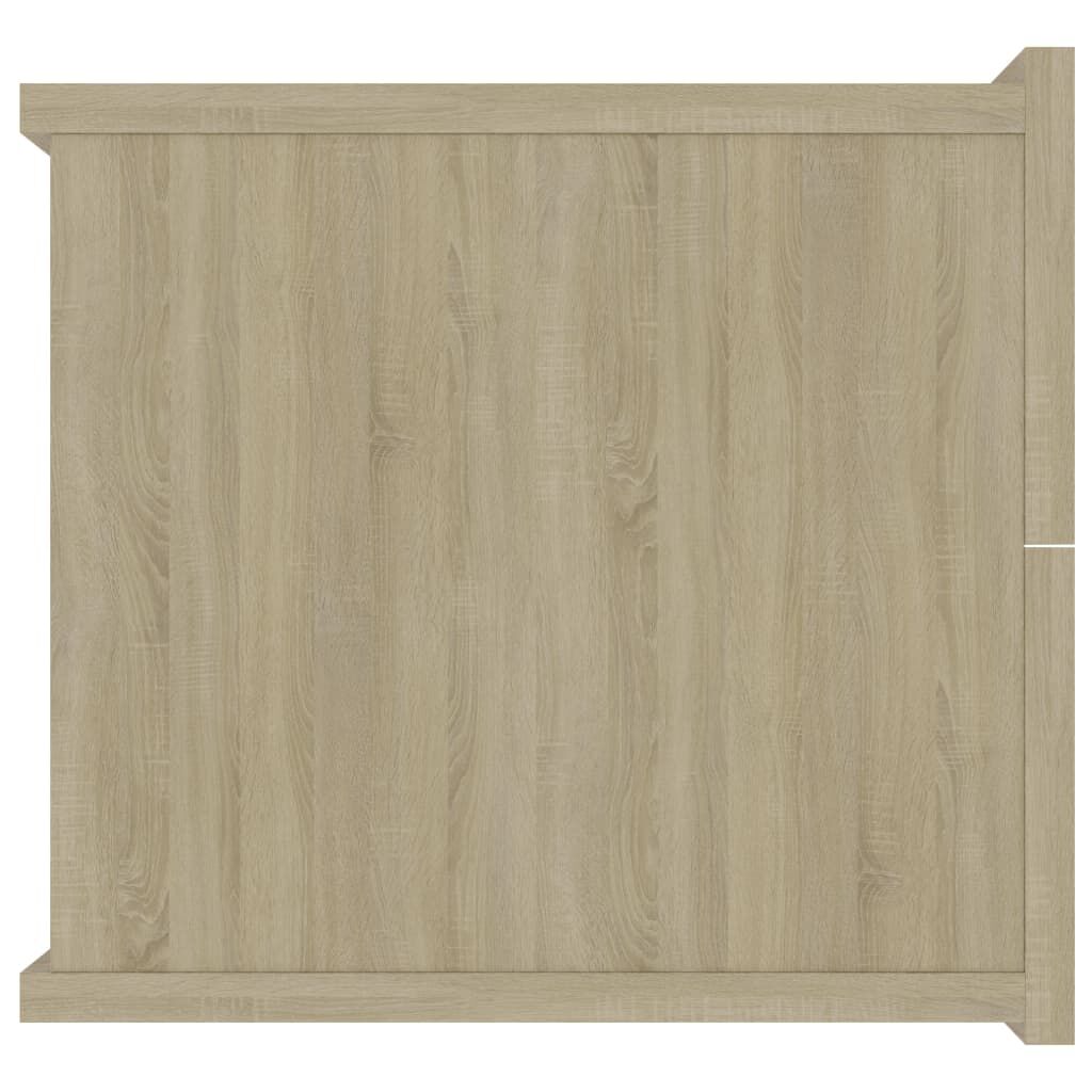 vidaXL Κομοδίνο Χρώμα Sonoma Δρυς 40 x 30 x 30 εκ. από Μοριοσανίδα