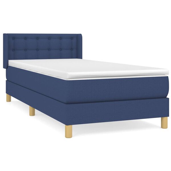 vidaXL &Kappa;&rho;&epsilon;&beta;ά&tau;&iota; Boxspring &mu;&epsilon; &Sigma;&tau;&rho;ώ&mu;&alpha; &Mu;&pi;&lambda;&epsilon; 80x200 &epsilon;&kappa;. &Upsilon;&phi;&alpha;&sigma;&mu;ά&tau;&iota;&nu;&omicron;