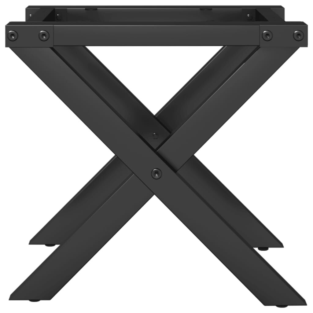 vidaXL Πόδια Τραπεζιού Σαλονιού σε Σχήμα «X» 40x40x33 εκ. Ατσάλι