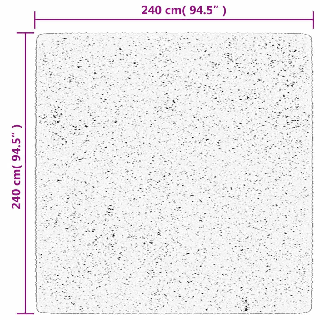 vidaXL Χαλί OVIEDO με Κοντό Πέλος Κόκκινο 240 x 240 εκ.