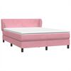 vidaXL &Kappa;&rho;&epsilon;&beta;ά&tau;&iota; Boxspring &mu;&epsilon; &Sigma;&tau;&rho;ώ&mu;&alpha; &Rho;&omicron;&zeta; 140x210 &epsilon;&kappa;. &Beta;&epsilon;&lambda;&omicron;ύ&delta;&iota;&nu;&omicron;