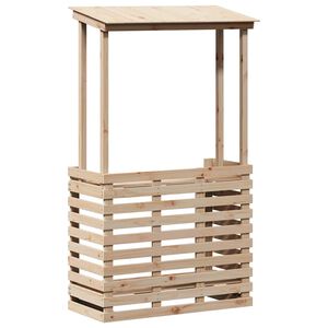 vidaXL &Tau;&rho;&alpha;&pi;έ&zeta;&iota; &Mu;&pi;&alpha;&rho; &Kappa;ή&pi;&omicron;&upsilon; &mu;&epsilon; &Omicron;&rho;&omicron;&phi;ή 112,5x57x195,5 &epsilon;&kappa;. &Mu;&alpha;&sigma;ί&phi; &Pi;&epsilon;ύ&kappa;&omicron;