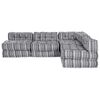 vidaXL Μαξιλάρι 4 pcs Ανοιχτό γκρι 70 x 70 x 54 εκ Πολυεστέρας