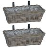 vidaXL &Kappa;&rho;&epsilon;&mu;&alpha;&sigma;&tau;ό &Kappa;&alpha;&lambda;ά&theta;&iota; &Gamma;&lambda;ά&sigma;&tau;&rho;&alpha;&sigmaf; 2 pcs &Gamma;&kappa;&rho;&iota; 48 x 22 x 15 &epsilon;&kappa;.