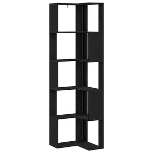 vidaXL &Beta;&iota;&beta;&lambda;&iota;&omicron;&theta;ή&kappa;&eta; 5 &epsilon;&pi;ί&pi;&epsilon;&delta;&alpha; 50 x 50 x 179 &epsilon;&kappa; &Mu;&alpha;ύ&rho;&eta; &Omicron;&xi;&upsilon;ά
