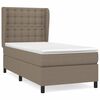 vidaXL &Kappa;&rho;&epsilon;&beta;ά&tau;&iota; Boxspring &mu;&epsilon; &Sigma;&tau;&rho;ώ&mu;&alpha; Taupe 80x200 &epsilon;&kappa;. &Upsilon;&phi;&alpha;&sigma;&mu;ά&tau;&iota;&nu;&omicron;