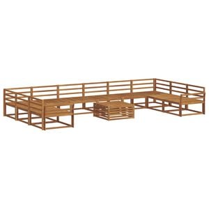 vidaXL &Sigma;&epsilon;&iota;&rho;ά &Kappa;&alpha;&nu;&alpha;&pi;έ &Epsilon;&xi;&omega;&tau;&epsilon;&rho;&iota;&kappa;&omicron;ύ 11 pcs &Phi;&upsilon;&sigma;&iota;&kappa;ό &Sigma;&tau;&epsilon;&rho;&epsilon;ό &Xi;ύ&lambda;&omicron; &Alpha;&kappa;&alpha;&kappa;ί&alpha;&sigmaf;