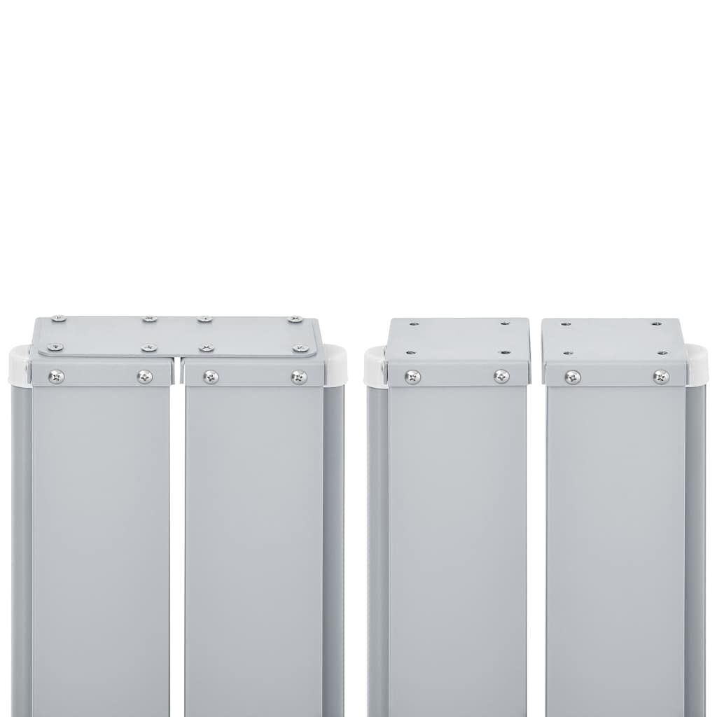 vidaXL Σκίαστρο Πλαϊνό Συρόμενο Κρεμ 140 x 600 εκ.