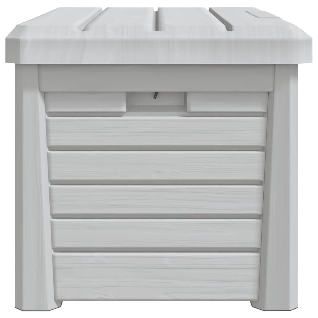 vidaXL Κουτί Μαξιλαριών Εξ Χώρου Γκρι 73x50,5x46,5 εκ Πολυπροπυλένιο