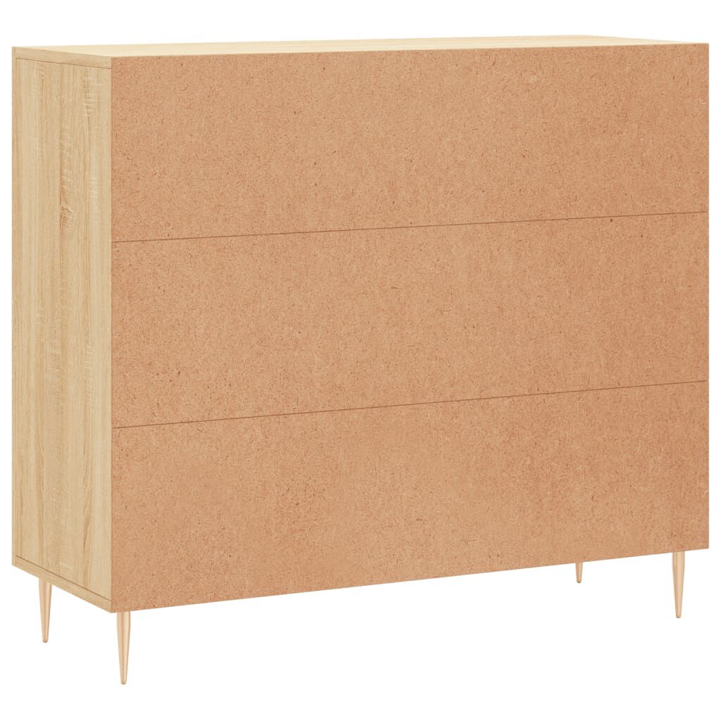 vidaXL Ντουλάπι Sonoma δρυς 90x34x80 εκ. Επεξεργασμένο Ξύλο
