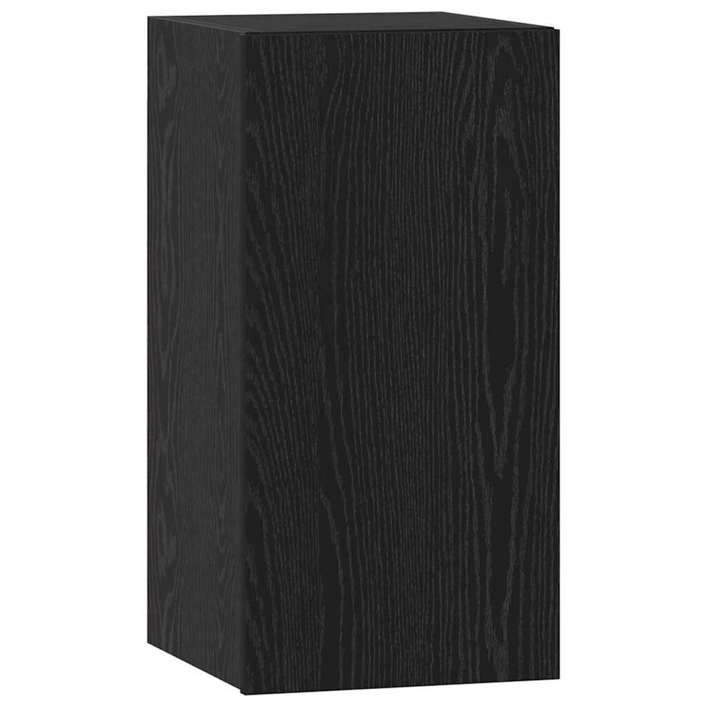 vidaXL Σετ επίπλου τηλεόρασης 4 pcs Μαύρη δρυς 120 x 30 x 30 εκ