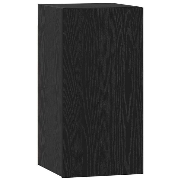 vidaXL Σετ επίπλου τηλεόρασης 4 pcs Μαύρη δρυς 120 x 30 x 30 εκ