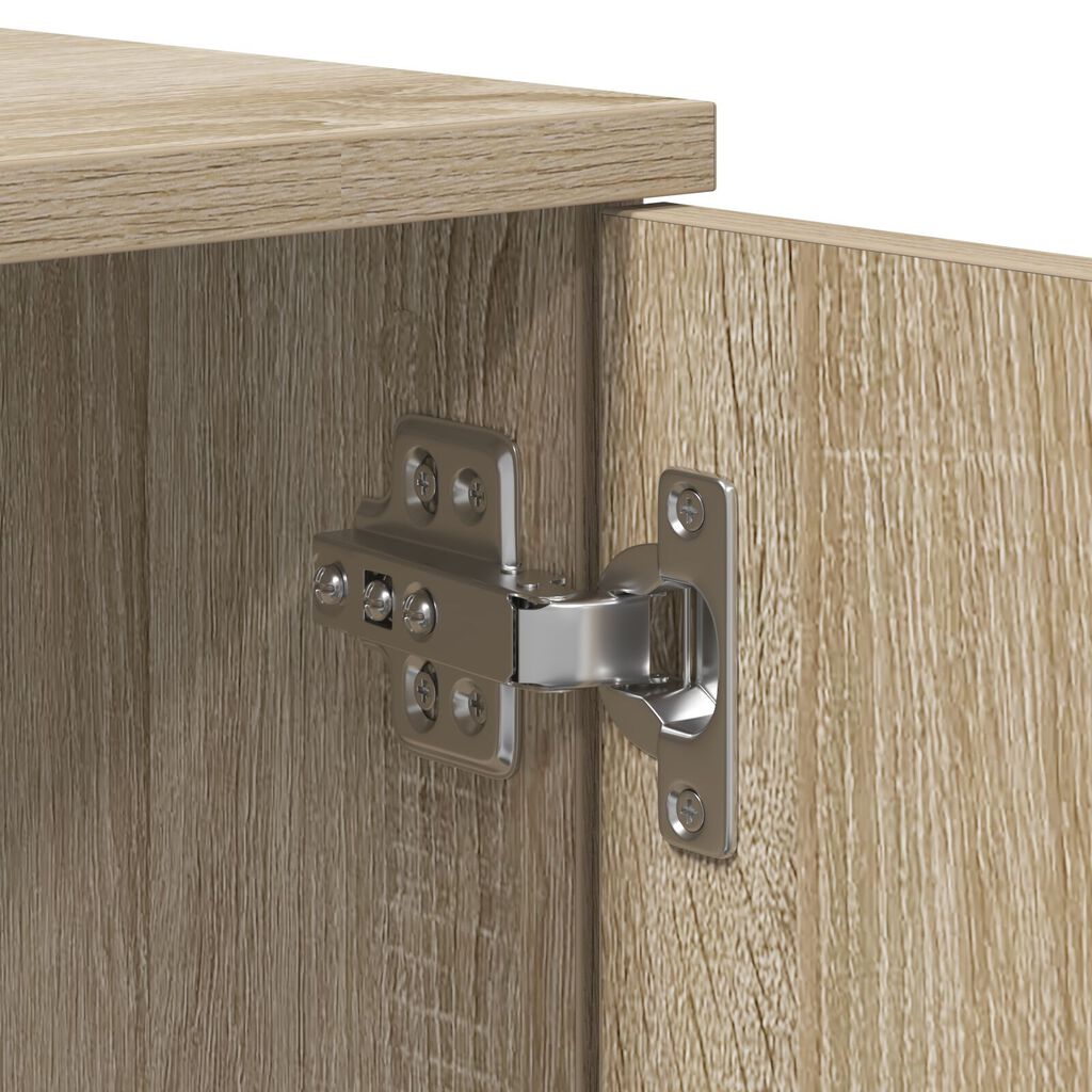vidaXL κρεβάτι αποθήκευσης από Sonoma Oak 90x190 εκ