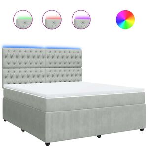 vidaXL &Kappa;&rho;&epsilon;&beta;ά&tau;&iota; Boxspring &mu;&epsilon; &Sigma;&tau;&rho;ώ&mu;&alpha; &Alpha;&nu;&omicron;&iota;&chi;&tau;ό &Gamma;&kappa;&rho;&iota; 180x200 &epsilon;&kappa;. &Beta;&epsilon;&lambda;&omicron;ύ&delta;&iota;&nu;&omicron;
