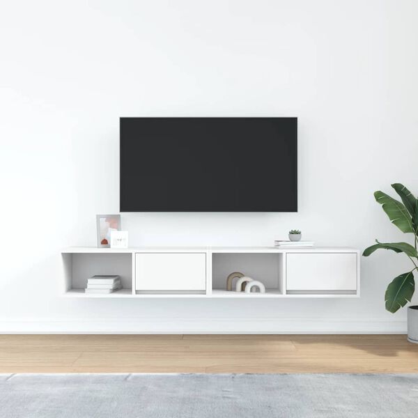 vidaXL Έπιπλα Τηλεόρασης 2 τεμ. 80x31x25,5 εκ. Επεξεργασμένο Ξύλο
