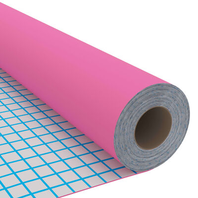 vidaXL Μεμβράνη Αυτοκόλλητη για Έπιπλα Γυαλιστερό Ροζ 500 x 90 εκ. PVC