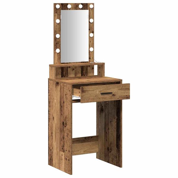 vidaXL Τραπέζι περιποίησης Καφέ 50 x 41 x 140 εκ. Επεξεργασμένο ξύλο