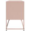 vidaXL Έπιπλο Τηλεόρασης Ροζ 100,5x39x60,5 εκ. από Ατσάλι