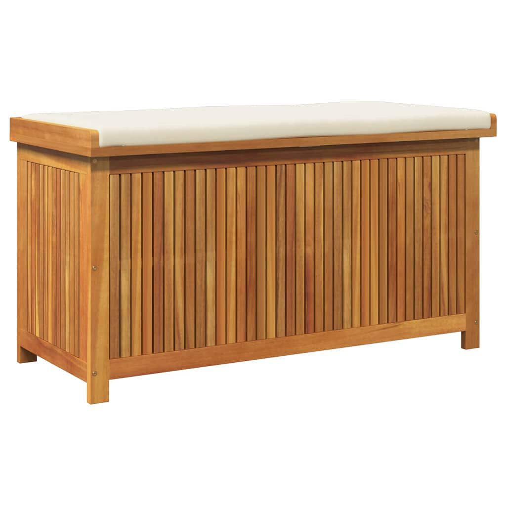 vidaXL Κουτί Μαξιλαριών Εξ. Χώρου 113x50x60,5 εκ. Μασίφ Ξύλο Ακακίας