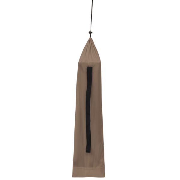 vidaXL Κρεβάτι Κάμπινγκ Χρώμα Taupe 180x60x19εκ. Ύφασμα Oxford/Ατσάλι