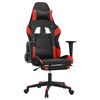 vidaXL &Kappa;&alpha;&rho;έ&kappa;&lambda;&alpha; Gaming &Mu;&alpha;&sigma;ά&zeta; &Upsilon;&pi;&omicron;&pi;ό&delta;&iota;&omicron; &Mu;&alpha;ύ&rho;&omicron;/&Kappa;ό&kappa;&kappa;&iota;&nu;&omicron; &alpha;&pi;ό &Sigma;&upsilon;&nu;&theta;&epsilon;&tau;&iota;&kappa;ό &Delta;έ&rho;&mu;&alpha;