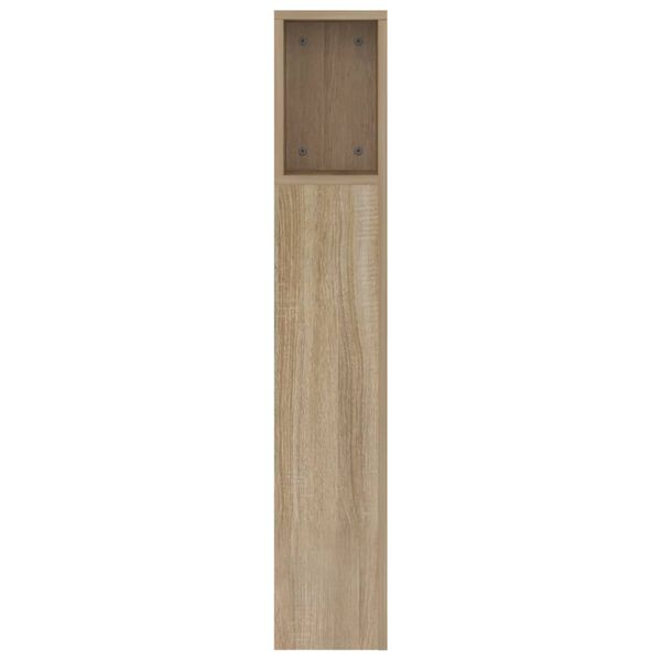 vidaXL Κεφαλάρι Με Αποθηκευτικό Χώρο Sonoma Δρυς 160x19x103,5 εκ.
