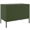 vidaXL Έπιπλα Τηλεόρασης 2 τεμ. Πράσινο Λαδί 68x39x50,5 εκ. από Χάλυβα