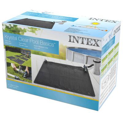 Intex Χαλάκι Ηλιακής Θέρμανσης Μαύρο 1,2 x 1,2 μ. από PVC 28685