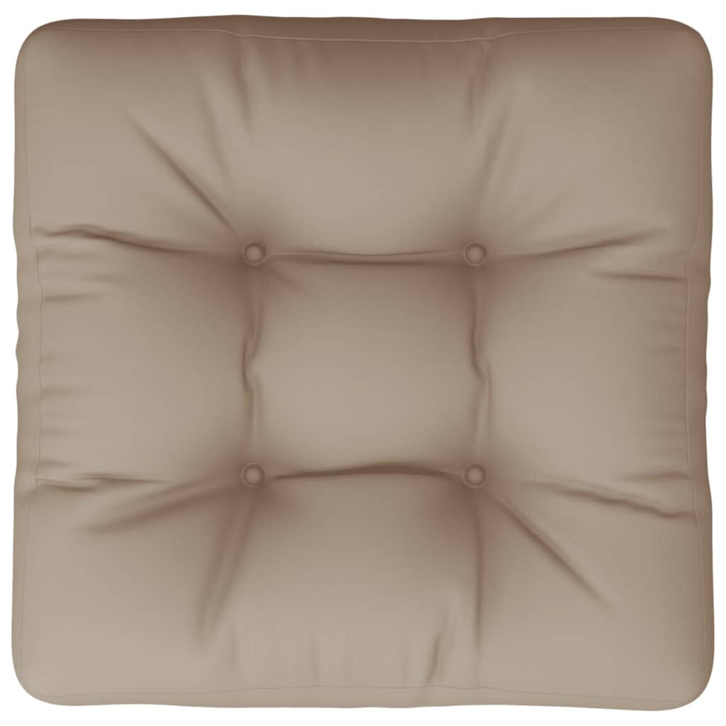 vidaXL Μαξιλάρι Παλέτας Taupe 58 x 58 x 10 εκ. Υφασμάτινο