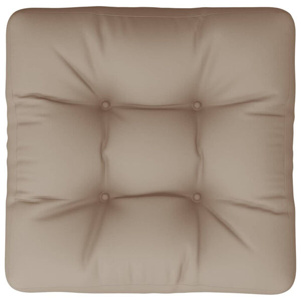 vidaXL Μαξιλάρι Παλέτας Taupe 58 x 58 x 10 εκ. Υφασμάτινο