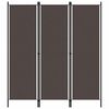 vidaXL &Delta;&iota;&alpha;&chi;&omega;&rho;&iota;&sigma;&tau;&iota;&kappa;ό &Delta;&omega;&mu;&alpha;&tau;ί&omicron;&upsilon; &mu;&epsilon; 3 &Pi;ά&nu;&epsilon;&lambda; &Kappa;&alpha;&phi;έ 150 x 180 &epsilon;&kappa;.