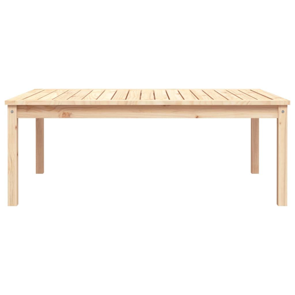 vidaXL Τραπέζι Κήπου 121 x 82,5 x 45 εκ. από Μασίφ Ξύλο Πεύκου